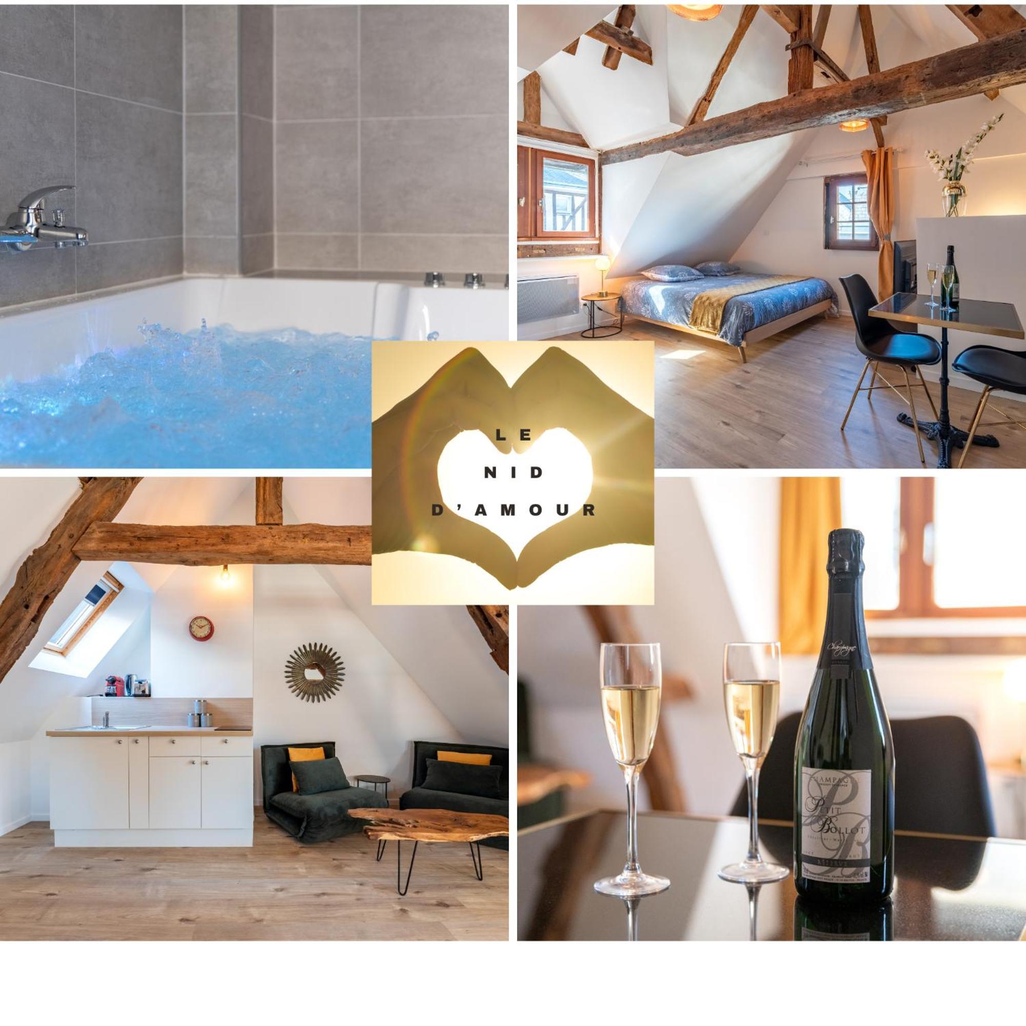 רואן Centre-Ville Le Nid D'Amour Jacuzzi Appartement מראה חיצוני תמונה